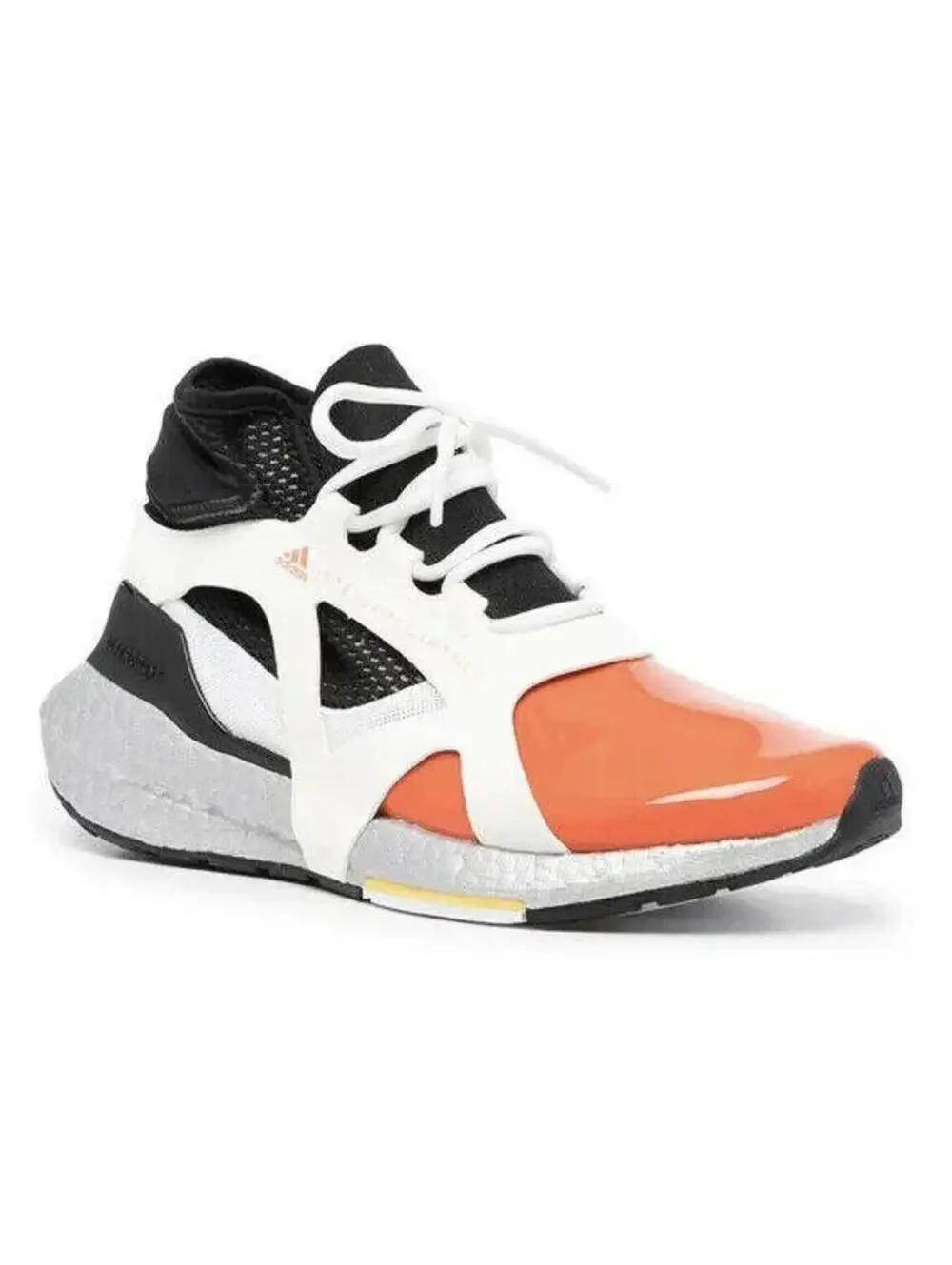NWB Adidas Stella McCartney UltraBOOST 21 Metallic Signal Orange White Black 9.5